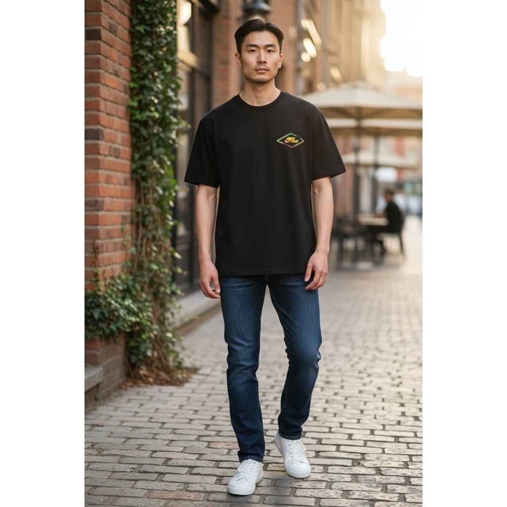 Jordan Jumpman Mens Black Graphic T-Shirt Large NWT Barbed Wire Logo